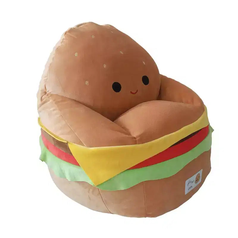 Pouf a sacco per bambini Carl Cheeseburger