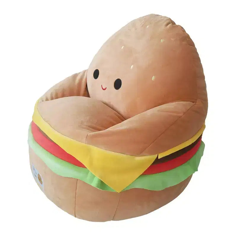 Pouf a sacco per bambini Carl Cheeseburger