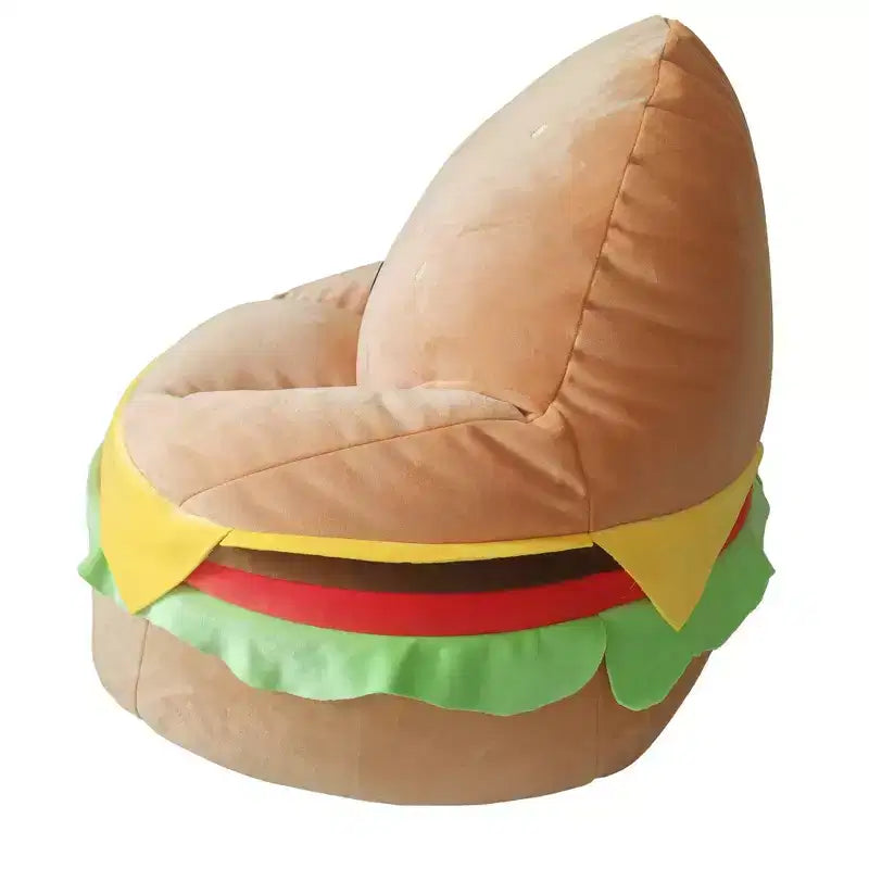 Pouf a sacco per bambini Carl Cheeseburger