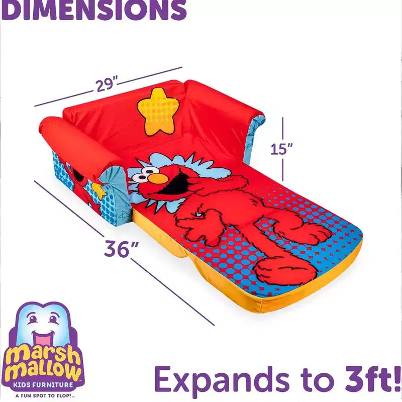 Divano Letto Comprimibile 2 in 1 in Schiuma per Bambini