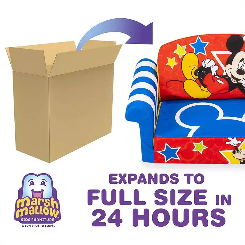 Divano Letto Comprimibile 2 in 1 in Schiuma per Bambini