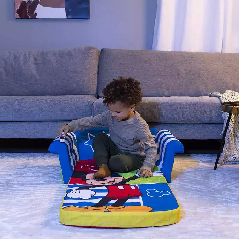 Divano Letto Comprimibile 2 in 1 in Schiuma per Bambini