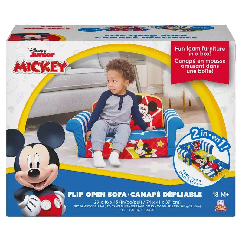 Divano Letto Comprimibile 2 in 1 in Schiuma per Bambini