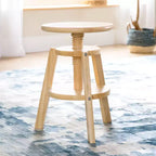 Sgabello in legno regolabile per disegnatori - Sedia da disegno per bambini, 40-45 cm | Sgabello girevole per bambini per studio d'arte, seduta per aula