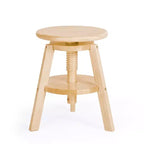 Sgabello in legno regolabile per disegnatori - Sedia da disegno per bambini, 40-45 cm | Sgabello girevole per bambini per studio d'arte, seduta per aula
