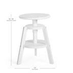 Sgabello in legno regolabile per disegnatori - Sedia da disegno per bambini, 40-45 cm | Sgabello girevole per bambini per studio d'arte, seduta per aula