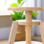 Sgabello in legno regolabile per disegnatori - Sedia da disegno per bambini, 40-45 cm | Sgabello girevole per bambini per studio d'arte, seduta per aula