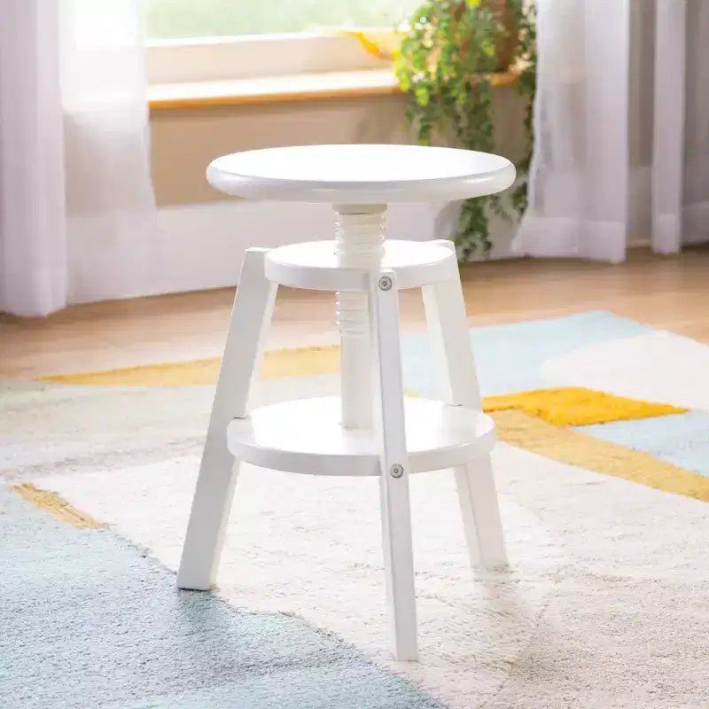 Sgabello in legno regolabile per disegnatori - Sedia da disegno per bambini, 40-45 cm | Sgabello girevole per bambini per studio d'arte, seduta per aula