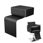 Sandinrayli Salon Booster Seat for Kids,Barber Leather Cushion Pads for Salon Hair Chair Stylist,Oversize,Black