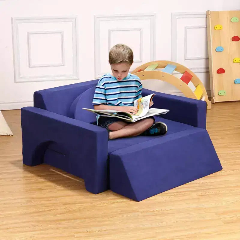 Divano per bambini, divano gioco per neonati - Set da gioco multifunzionale convertibile per sala giochi e cameretta