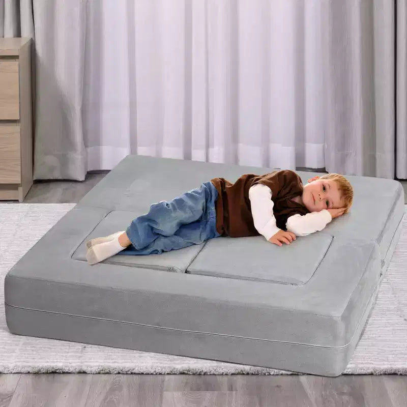Divano per bambini, Divano da pavimento per neonati, Divano da gioco per bambini per mobili da sala giochi, Divano componibile per bambini, Cuscino convertibile in schiuma e da pavimento