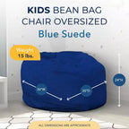 Poltrona a sacco Ultimate Sack per bambini, chaise longue oversize e comoda da interni
