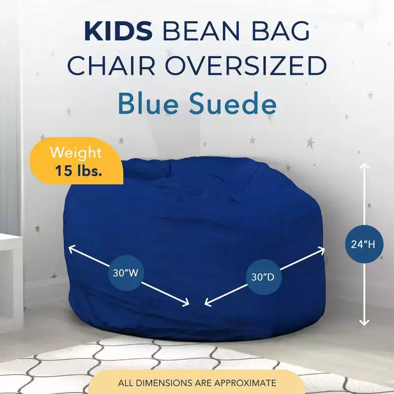 Poltrona a sacco Ultimate Sack per bambini, chaise longue oversize e comoda da interni