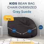 Poltrona a sacco Ultimate Sack per bambini, chaise longue oversize e comoda da interni