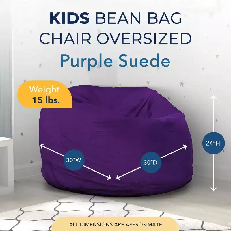 Poltrona a sacco Ultimate Sack per bambini, chaise longue oversize e comoda da interni