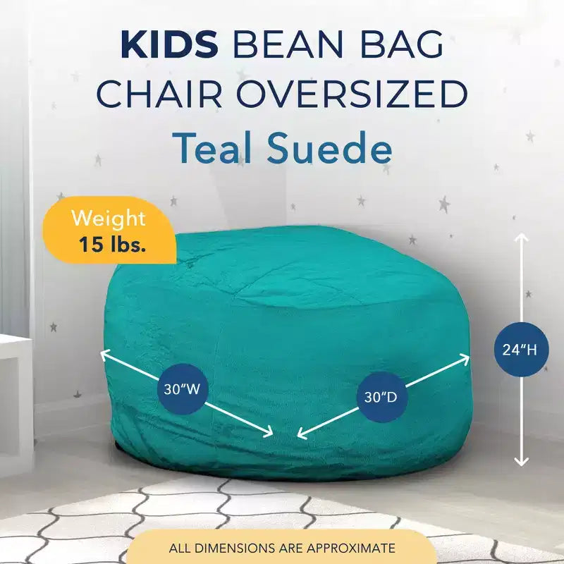 Poltrona a sacco Ultimate Sack per bambini, chaise longue oversize e comoda da interni
