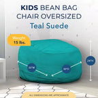 Poltrona a sacco Ultimate Sack per bambini, chaise longue oversize e comoda da interni