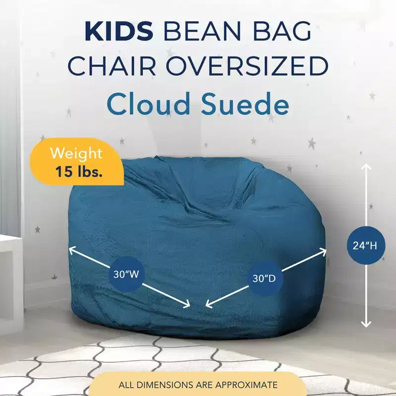 Poltrona a sacco Ultimate Sack per bambini, chaise longue oversize e comoda da interni