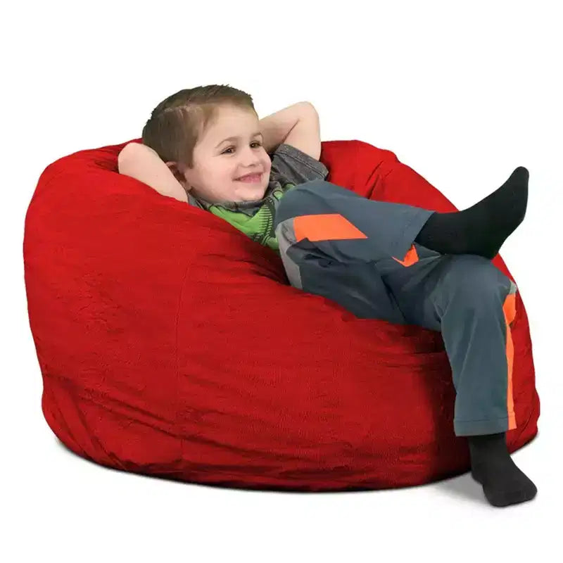 Poltrona a sacco Ultimate Sack per bambini, chaise longue oversize e comoda da interni