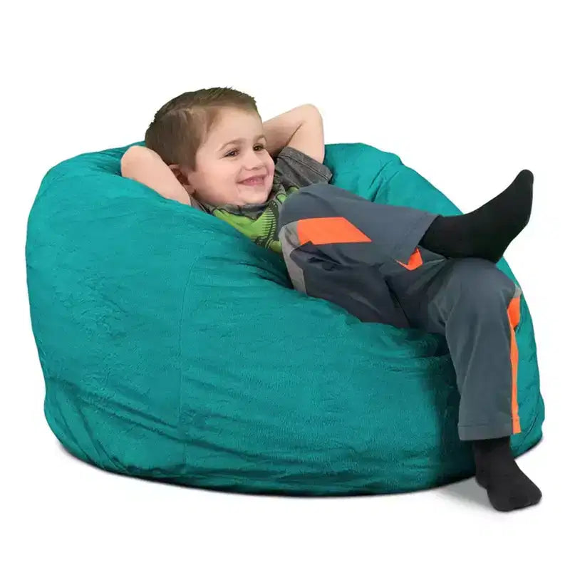 Poltrona a sacco Ultimate Sack per bambini, chaise longue oversize e comoda da interni