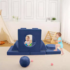 Divano Sezionale per Bambini 12 Pezzi per Sala Giochi e Camera da Letto