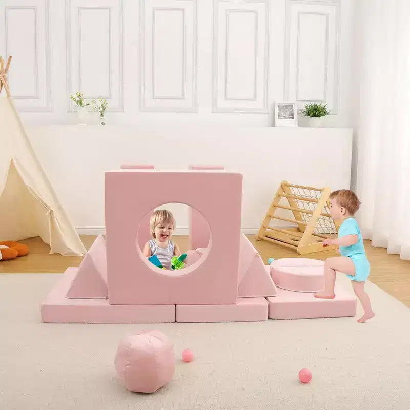 Divano Sezionale per Bambini 12 Pezzi per Sala Giochi e Camera da Letto