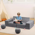 Divano Sezionale per Bambini 12 Pezzi per Sala Giochi e Camera da Letto