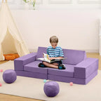 Divano Sezionale per Bambini 12 Pezzi per Sala Giochi e Camera da Letto