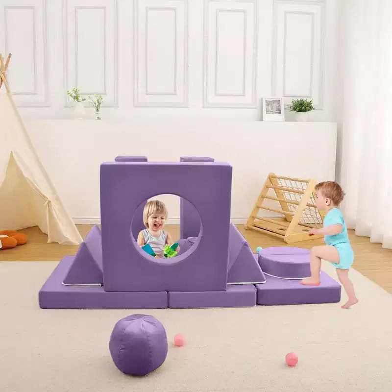 Divano Sezionale per Bambini 12 Pezzi per Sala Giochi e Camera da Letto