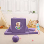 Divano Sezionale per Bambini 12 Pezzi per Sala Giochi e Camera da Letto