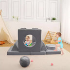 Divano Sezionale per Bambini 12 Pezzi per Sala Giochi e Camera da Letto