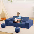 Divano Sezionale per Bambini 12 Pezzi per Sala Giochi e Camera da Letto
