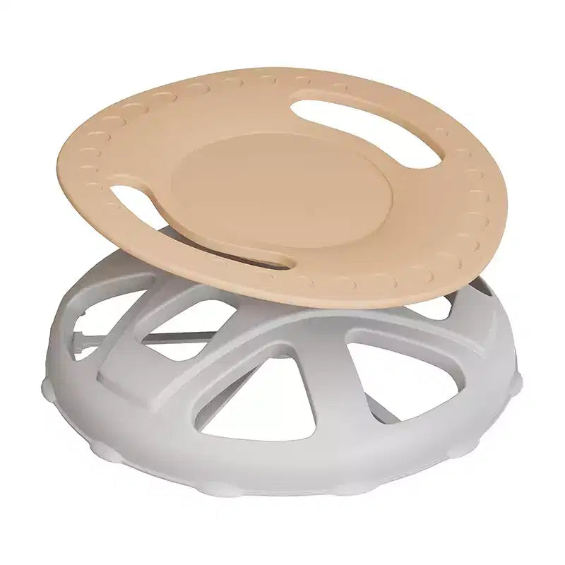 Sedia Girevole Sensoriale per Bambini, Sedia Rotante con Maniglia di Sicurezza e Base Antiscivolo, Sedia per l'Allenamento dell'Equilibrio per la Coordinazione e la Concentrazione