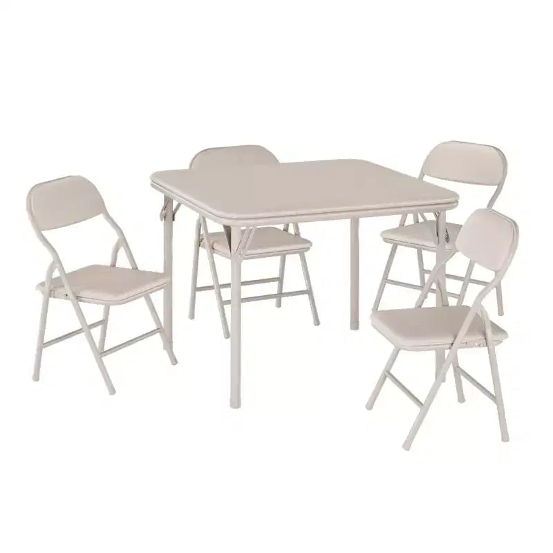 Set di 5 Tavolo e Sedie Pieghevoli per Bambini, Set di Tavolo e Sedie per Attività per Neonati e Bambini per Sala da Pranzo, Asili Nido, Aule