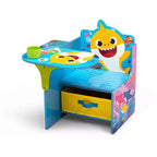 Sedia e Scrivania per Bambini Baby Shark con Contenitore