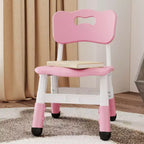 Sedia per bambini (confezione da 2), sedia per bambini in plastica regolabile in altezza a 3 livelli (età 2-6 anni) - Ideale per uso domestico, in classe e all'asilo
