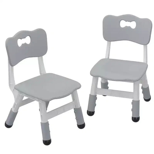 2-Pack Kids Chair,3-Level Height Adjustable Plastic Toddler Chair for Children (Age 2-6) - Ideal for Home, Classroom & Nursery Use