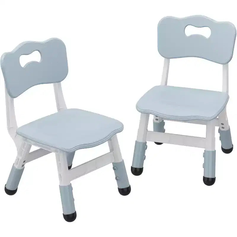Sedia per bambini (confezione da 2), sedia per bambini in plastica regolabile in altezza a 3 livelli (età 2-6 anni) - Ideale per uso domestico, in classe e all'asilo