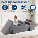 Divano per bambini da 22 pezzi, divano in schiuma convertibile per camera da letto e sala giochi, divano a 2 posti creativo, comodo e personalizzabile