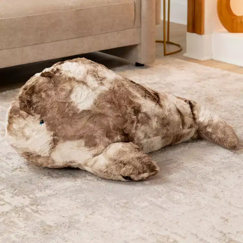 Raven-Symon Marina, l'amico marino balena, grande sacco a pelo e pouf per bambini