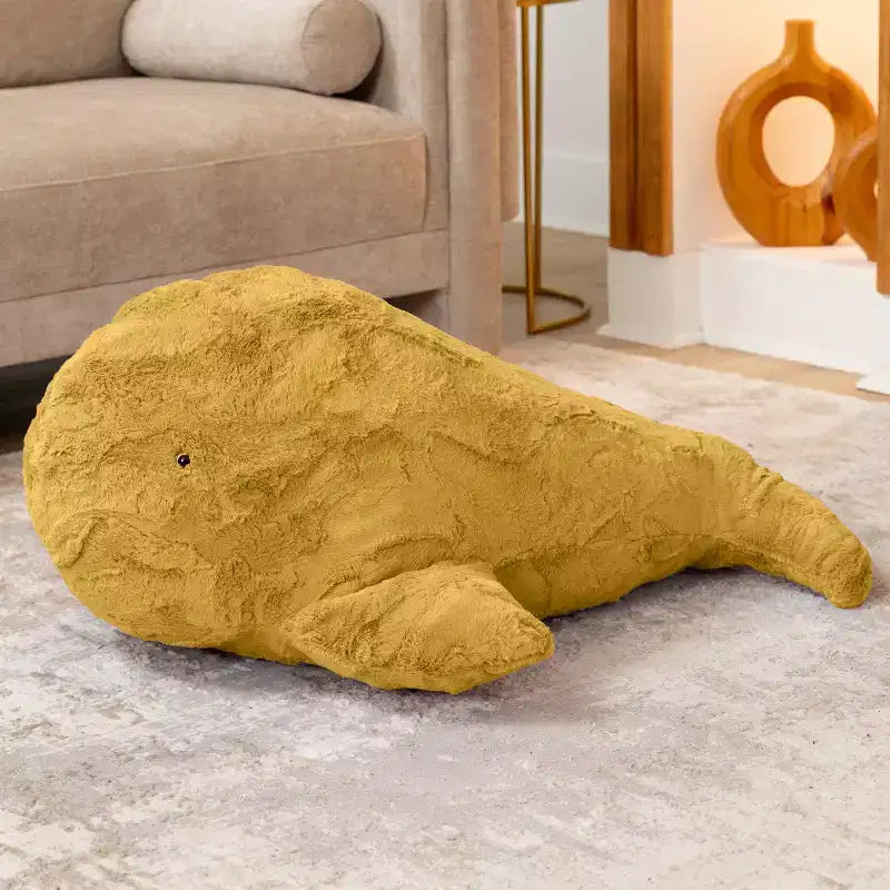 Raven-Symon Marina, l'amico marino balena, grande sacco a pelo e pouf per bambini