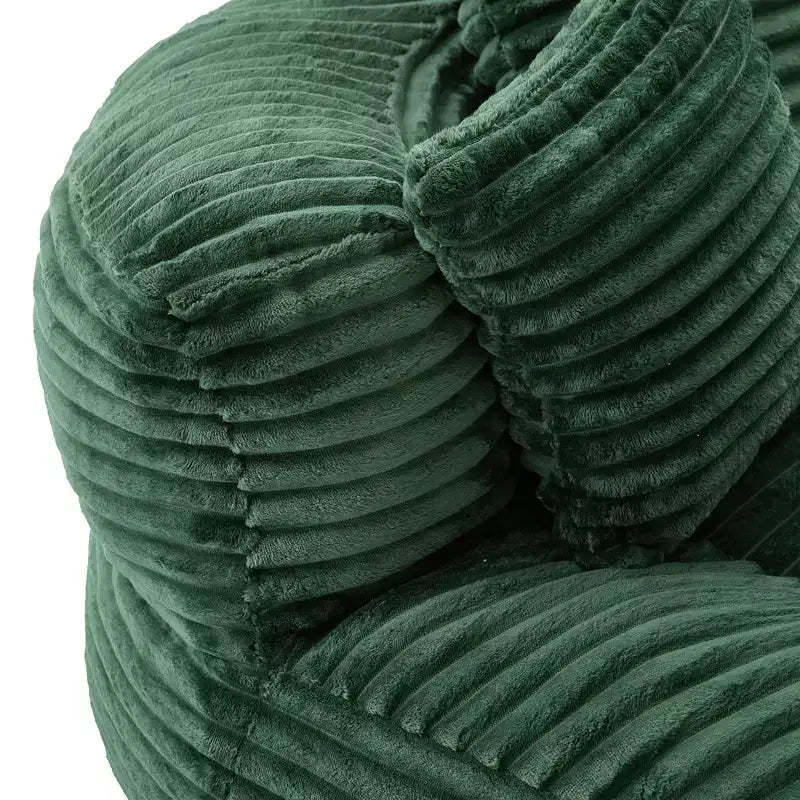 Divano sacco per adulti e bambini, poltrona sacco oversize in velluto a coste con 3 cuscini e braccioli per soggiorno, camera da letto - ModernLuxe