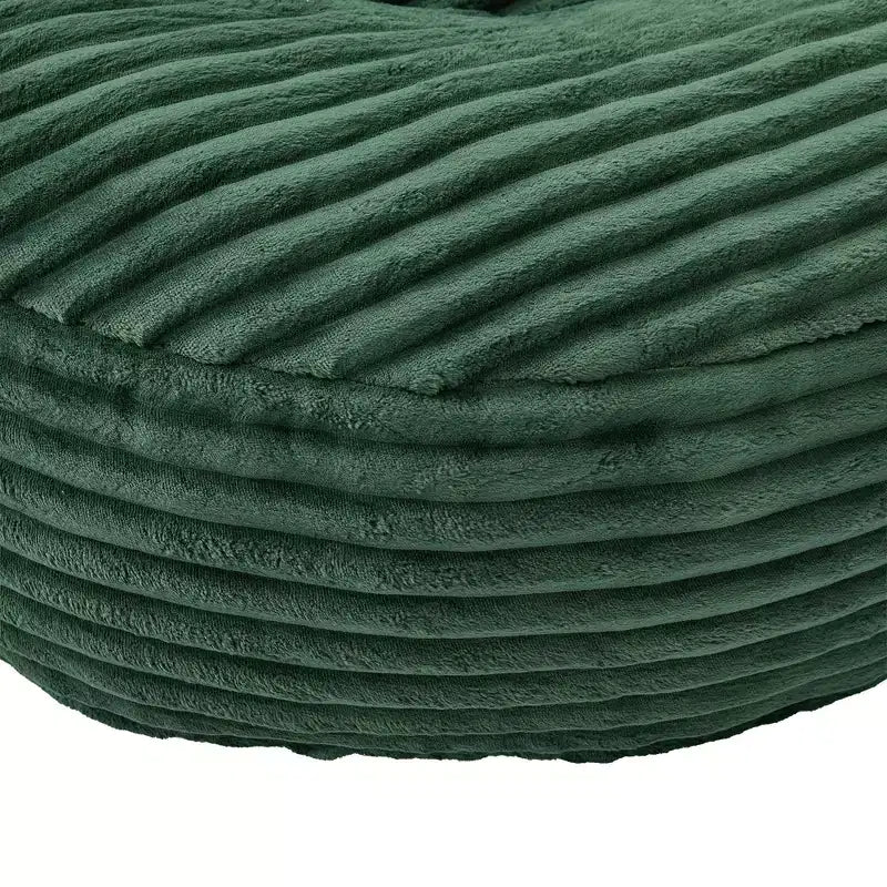 Divano sacco per adulti e bambini, poltrona sacco oversize in velluto a coste con 3 cuscini e braccioli per soggiorno, camera da letto - ModernLuxe