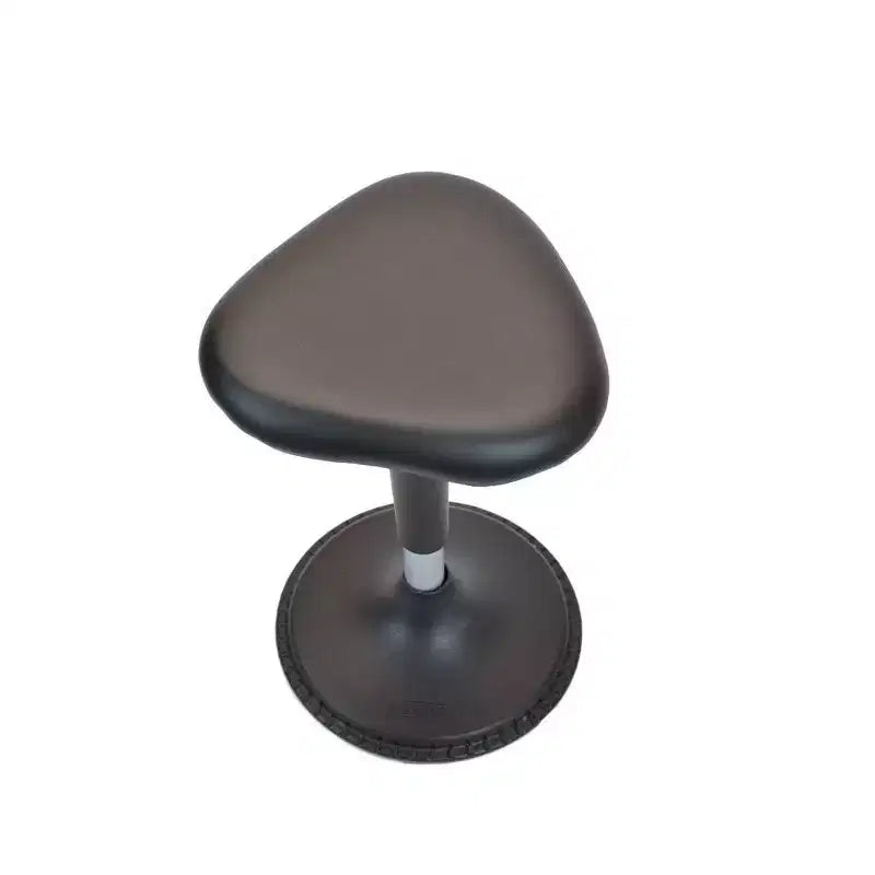 Sedia da ufficio Wobble Standing Desk in vinile nero -