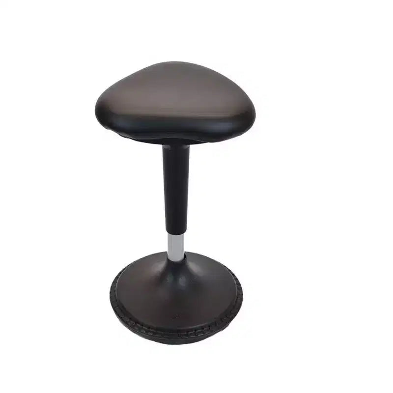 Sedia da ufficio Wobble Standing Desk in vinile nero -