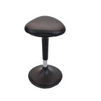 Sedia da ufficio Wobble Standing Desk in vinile nero -