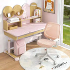 Sedia da scrivania girevole per bambini in rete, sedia da computer per bambini con altezza regolabile Blu/Rosa/Viola
