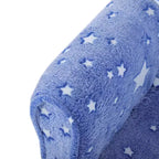 Divanetto per Bambini, Mini Divano per Neonati con Stelle Fluorescenti e Struttura in Legno, Rivestito in Tessuto per Bambini da 18 a 36 Mesi
