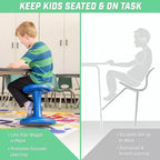 Sedia a dondolo - Sgabello sensoriale per bambini attivi - Sedia ADHD per aule o casa