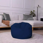 Pouf rotondo in vinile per bambini